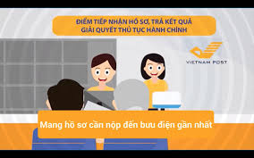 Nhận hồ sơ và trả kết quả TTHC qua dịch vụ bưu chính công ích (BCCI)