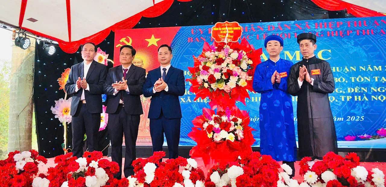 LÀNG HIỆP THUẬN KHÁNH THÀNH ĐỀN TRONG- ĐỀN NGOÀI & KHAI MẠC LỄ HỘI TRUYỀN THỐNG NĂM 2025